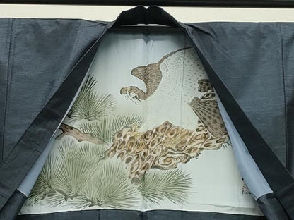 平和屋着物●男性 本場大島紬 アンサンブル 100亀甲 総詰め 常口トミ作 証紙付き 正絹 逸品 未使用 CABC8021gh