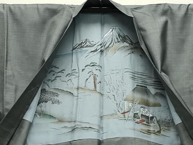 平和屋着物●男性 本場大島紬 アンサンブル 100亀甲 総詰め みなみ紬謹製 正絹 逸品 CABC8023gh