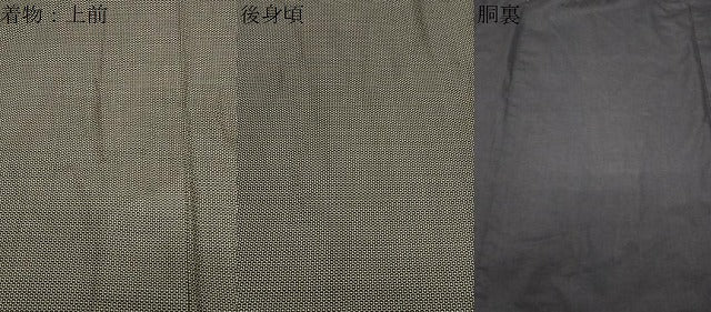 平和屋着物●男性 紬 アンサンブル 亀甲文様 正絹 逸品 CABC8024gh
