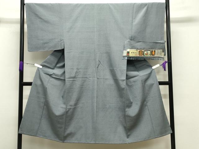 平和屋着物●男性 本塩沢 110亀甲 武田清三郎作 宮田俊夫作 総詰め 証紙付き 正絹 逸品 未使用 CABC8029gh