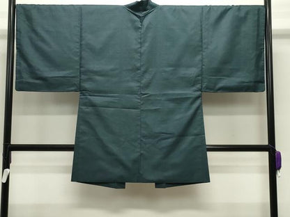 平和屋着物●男性 紬 アンサンブル 100亀甲 総詰め 正絹 逸品 CABC8033gh