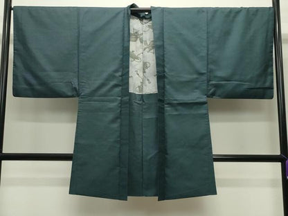 平和屋着物●男性 紬 アンサンブル 100亀甲 総詰め 正絹 逸品 CABC8033gh