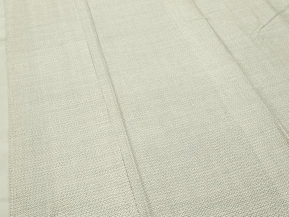 平和屋着物●男性 本場大島紬 アンサンブル 白大島 100亀甲 総詰め 正絹 逸品 CABC8037gh