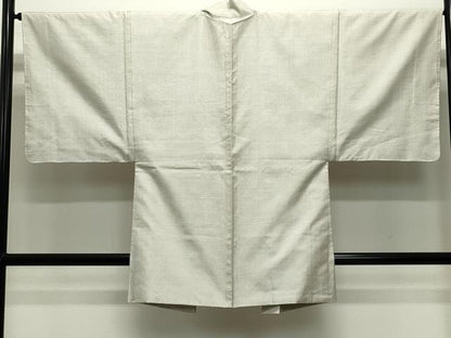 平和屋着物●男性 本場大島紬 アンサンブル 白大島 100亀甲 総詰め 正絹 逸品 CABC8037gh