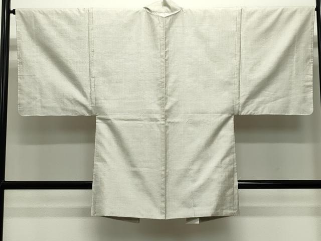 平和屋着物●男性 本場大島紬 アンサンブル 白大島 100亀甲 総詰め 正絹 逸品 CABC8037gh