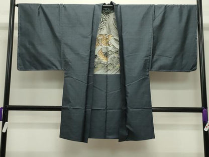 平和屋着物●男性 本場大島紬 アンサンブル 100亀甲 総詰め 正絹 逸品 未使用 CABC8043gh