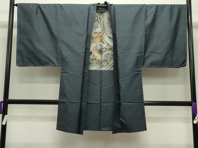 平和屋着物●男性 本場大島紬 アンサンブル 100亀甲 総詰め 正絹 逸品 未使用 CABC8043gh