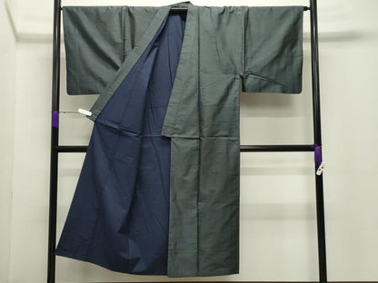 平和屋着物●男性 本場大島紬 アンサンブル 80亀甲 総詰め 正絹 逸品 CABC8044gh