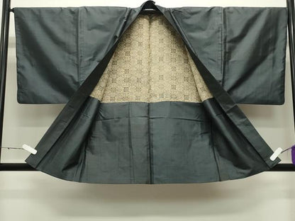 平和屋着物●男性 本場大島紬 アンサンブル 80亀甲 総詰め 正絹 逸品 CABC8044gh