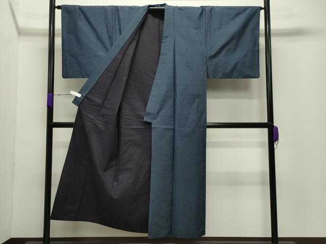 平和屋着物●男性 本場大島紬 アンサンブル・長襦袢セット 亀甲文様 正絹 逸品 CABC8047gh