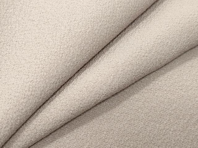 平和屋着物●上質な色無地　枯野色　正絹　逸品　CABC8055gh