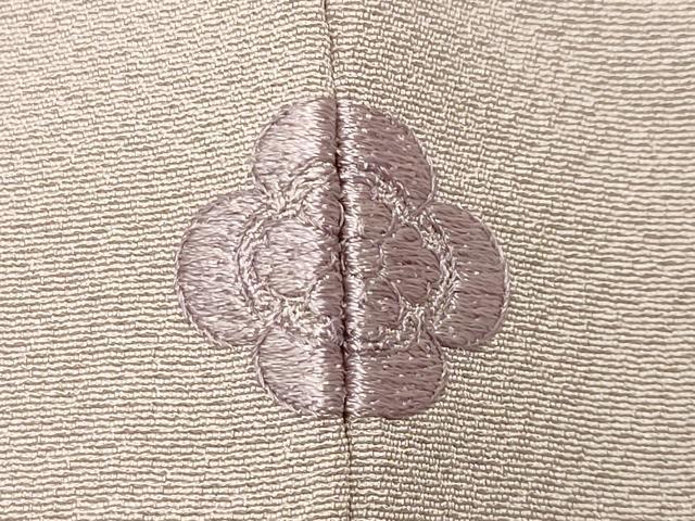 平和屋着物●上質な色無地　枯野色　正絹　逸品　CABC8055gh
