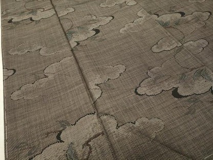 平和屋着物●本場大島紬 9マルキ 雲重ね枝葉文 ますいわ屋扱い 正絹 逸品 未使用 CABC8061gh