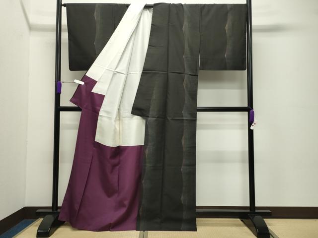平和屋着物●本場大島紬 9マルキ 吉祥間道 正絹 逸品 CABC8066gh