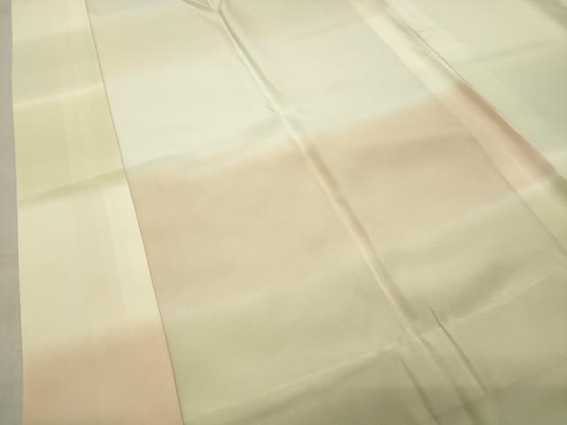 平和屋着物●長襦袢 無双仕立て 横段文 暈し染め 正絹 逸品 CABC8072gh