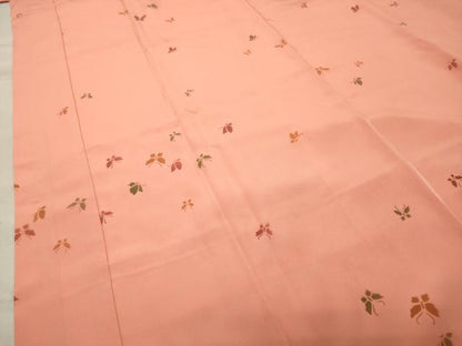 平和屋着物●長襦袢 袷 舞蝶文 半衿刺繍 正絹 逸品 CABC8073gh