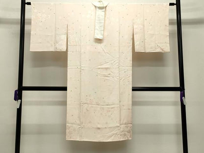 平和屋着物●長襦袢 袷 作家物 絞り 花ふぶき 暈し染め 正絹 逸品 CABC8074gh