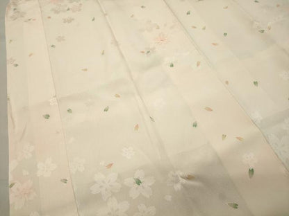 平和屋着物●長襦袢 袷 作家物 絞り 花ふぶき 暈し染め 正絹 逸品 CABC8074gh