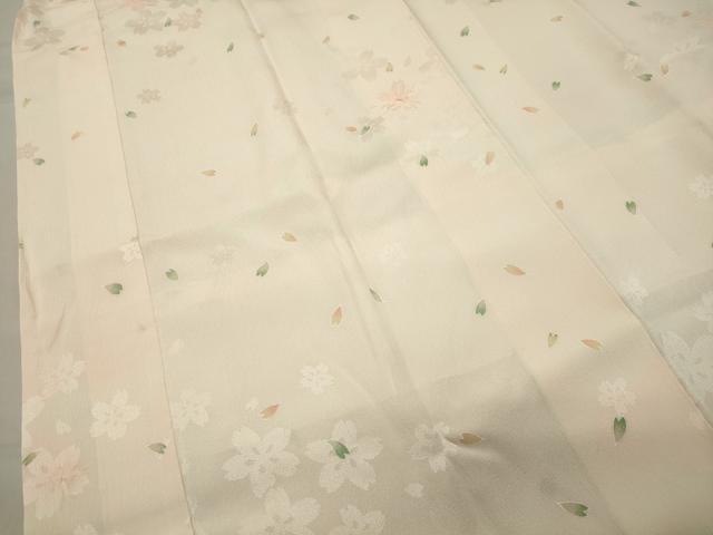 平和屋着物●長襦袢 袷 作家物 絞り 花ふぶき 暈し染め 正絹 逸品 CABC8074gh