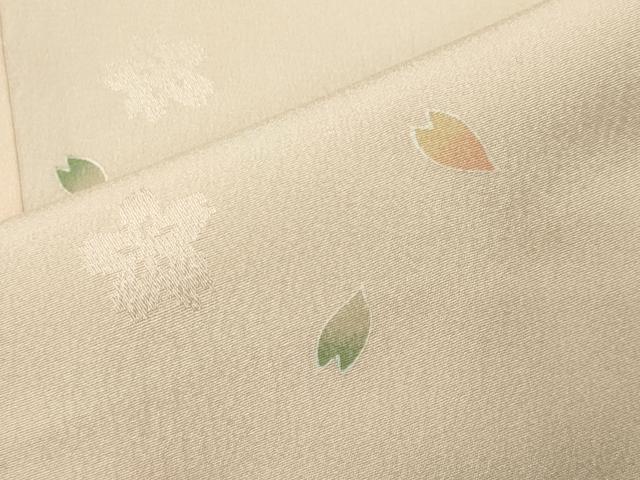 平和屋着物●長襦袢 袷 作家物 絞り 花ふぶき 暈し染め 正絹 逸品 CABC8074gh