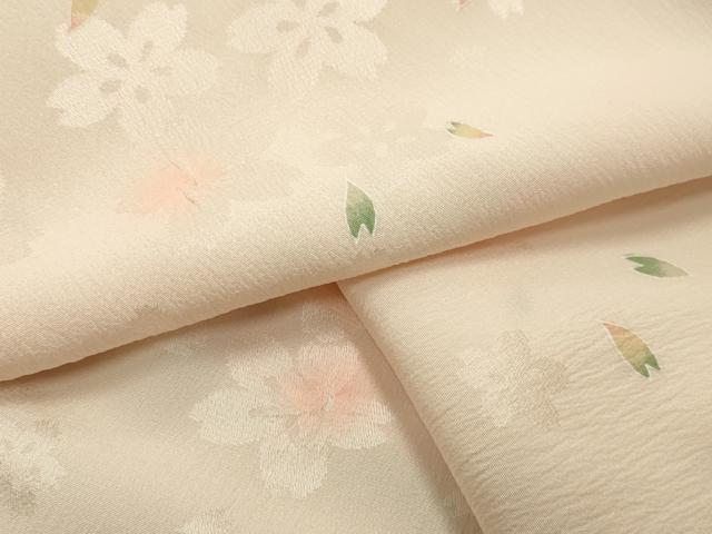 平和屋着物●長襦袢 袷 作家物 絞り 花ふぶき 暈し染め 正絹 逸品 CABC8074gh