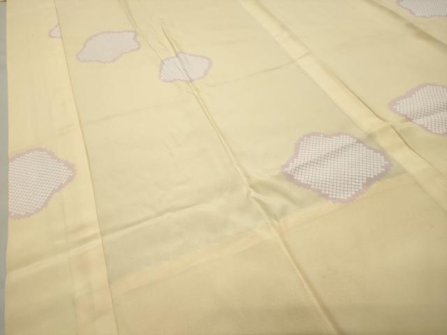平和屋着物●長襦袢 無双仕立て 舞梅文 半衿刺繍 正絹 逸品 CABC8076gh
