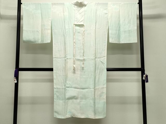 平和屋着物●長襦袢 無双仕立て 亀甲地紋 暈し染め 正絹 逸品 CABC8077gh