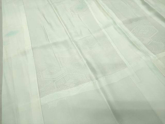平和屋着物●長襦袢 無双仕立て 亀甲地紋 暈し染め 正絹 逸品 CABC8077gh