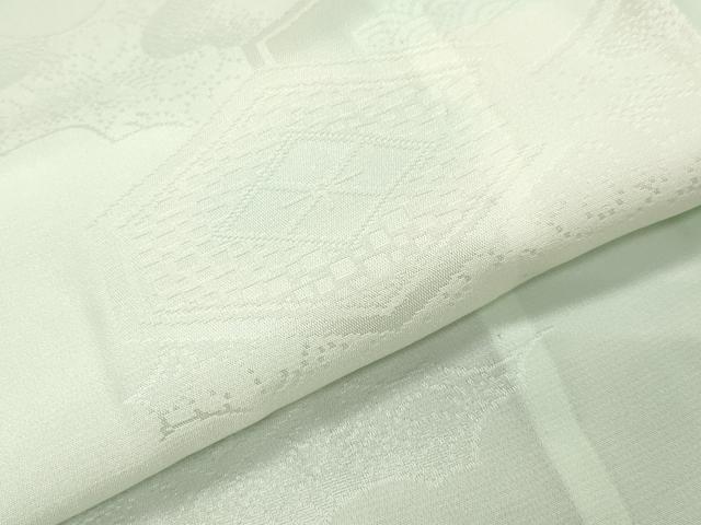 平和屋着物●長襦袢 無双仕立て 亀甲地紋 暈し染め 正絹 逸品 CABC8077gh