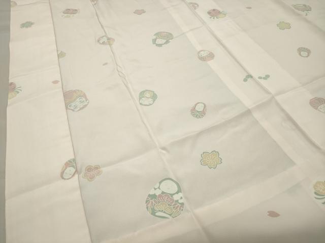 平和屋着物●長襦袢 無双仕立て だるま 正絹 逸品 CABC8079gh
