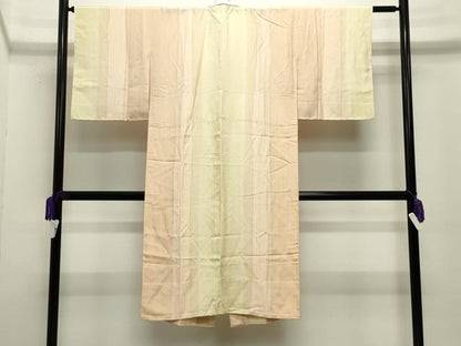 平和屋着物●長襦袢 無双仕立て 間道 正絹 逸品 未使用 CABC8080gh