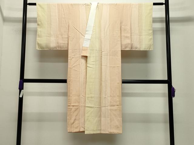 平和屋着物●長襦袢 無双仕立て 間道 正絹 逸品 未使用 CABC8080gh