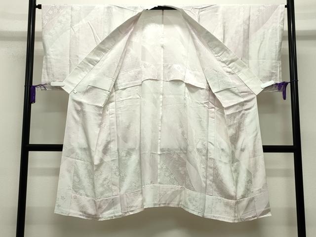 平和屋着物●長襦袢 無双仕立て 草花地紋 暈し染め 正絹 逸品 未使用 CABC8081gh