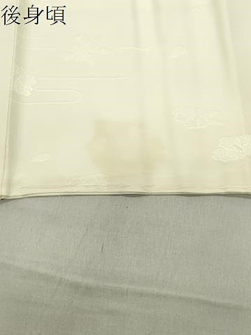 平和屋着物●長襦袢 無双仕立て 作家物 椿地紋 暈し染め 正絹 逸品 未使用 CABC8083gh