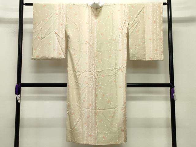 平和屋着物●長襦袢 無双仕立て 舞梅文 暈し染め 正絹 逸品 CABC8085gh