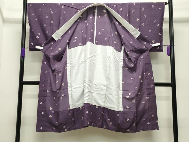平和屋着物●長襦袢 無双仕立て 舞花文 正絹 逸品 CABC8087gh