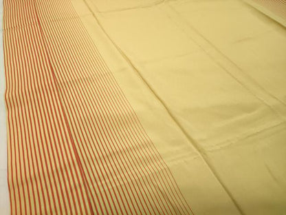 平和屋着物●長襦袢 無双仕立て 縞 正絹 逸品 未使用 CABC8088gh