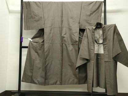 平和屋着物●男性 本場大島紬 アンサンブル 100亀甲 総詰め 正絹 逸品 CABC8094gh