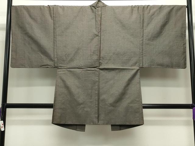 平和屋着物●男性 本場大島紬 アンサンブル 100亀甲 総詰め 正絹 逸品 CABC8094gh
