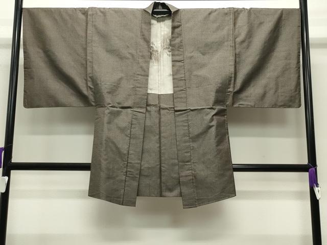 平和屋着物●男性 本場大島紬 アンサンブル 100亀甲 総詰め 正絹 逸品 CABC8094gh