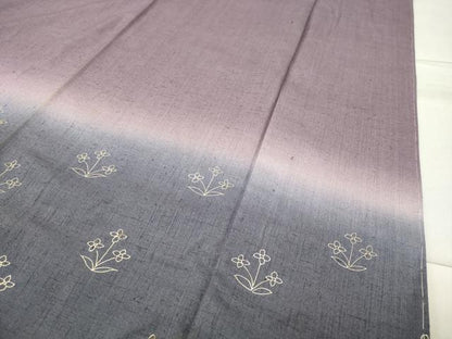 平和屋着物●訪問着 紬地 玉虫 駒刺繍 草花文 金彩 やまと誂製 正絹 逸品 CABC8105gh