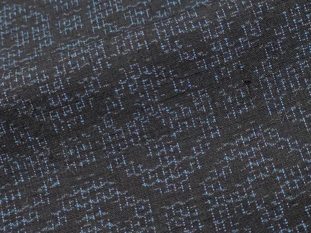 平和屋着物●結城紬 80亀甲 蜀江文 正絹 逸品 未使用 CABC8112gh