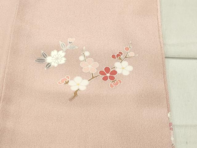 平和屋着物●訪問着 駒刺繍 地紙宝尽くし花文 暈し染め 金銀彩 正絹 逸品 CABC8129gh
