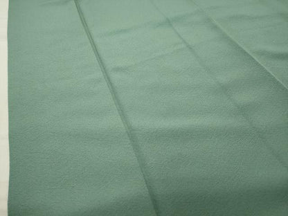 平和屋着物●上質な色無地　老竹色　正絹　逸品　CABC8137gh