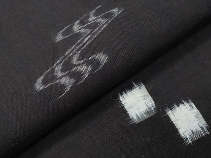 平和屋着物▽本場琉球絣 綿琉球 単衣 絣文様 綿 逸品 CABC8144gh