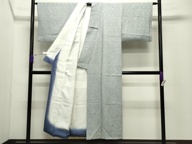 平和屋着物●大変加工の良い総絞り小紋　正絹　逸品　CABC8163gh