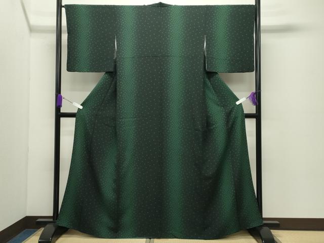 平和屋着物●上質な小紋　舞花間道　正絹　逸品　CABC8165gh