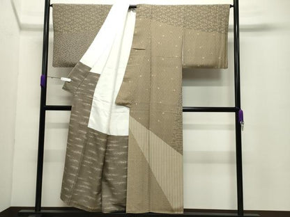 平和屋着物●訪問着　楓吉祥文　正絹　逸品　CABC8178gh