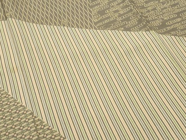 平和屋着物●訪問着　楓吉祥文　正絹　逸品　CABC8178gh