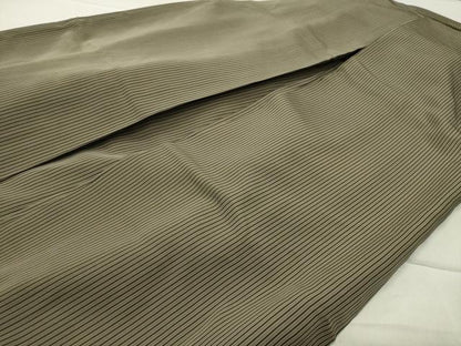 平和屋着物●男性　馬乗り袴　縞　正絹　逸品　CABC8183gh